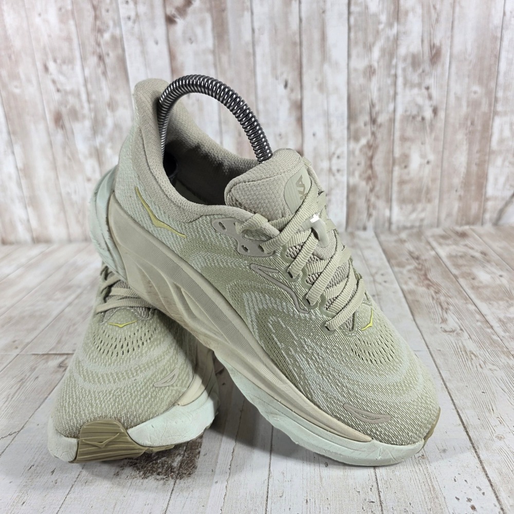 Hoka Arahi 8 Womens 6.5B Oat Milk Silver Sky Running Shoes 1168691-ORF Stability - Picture 8 of 8